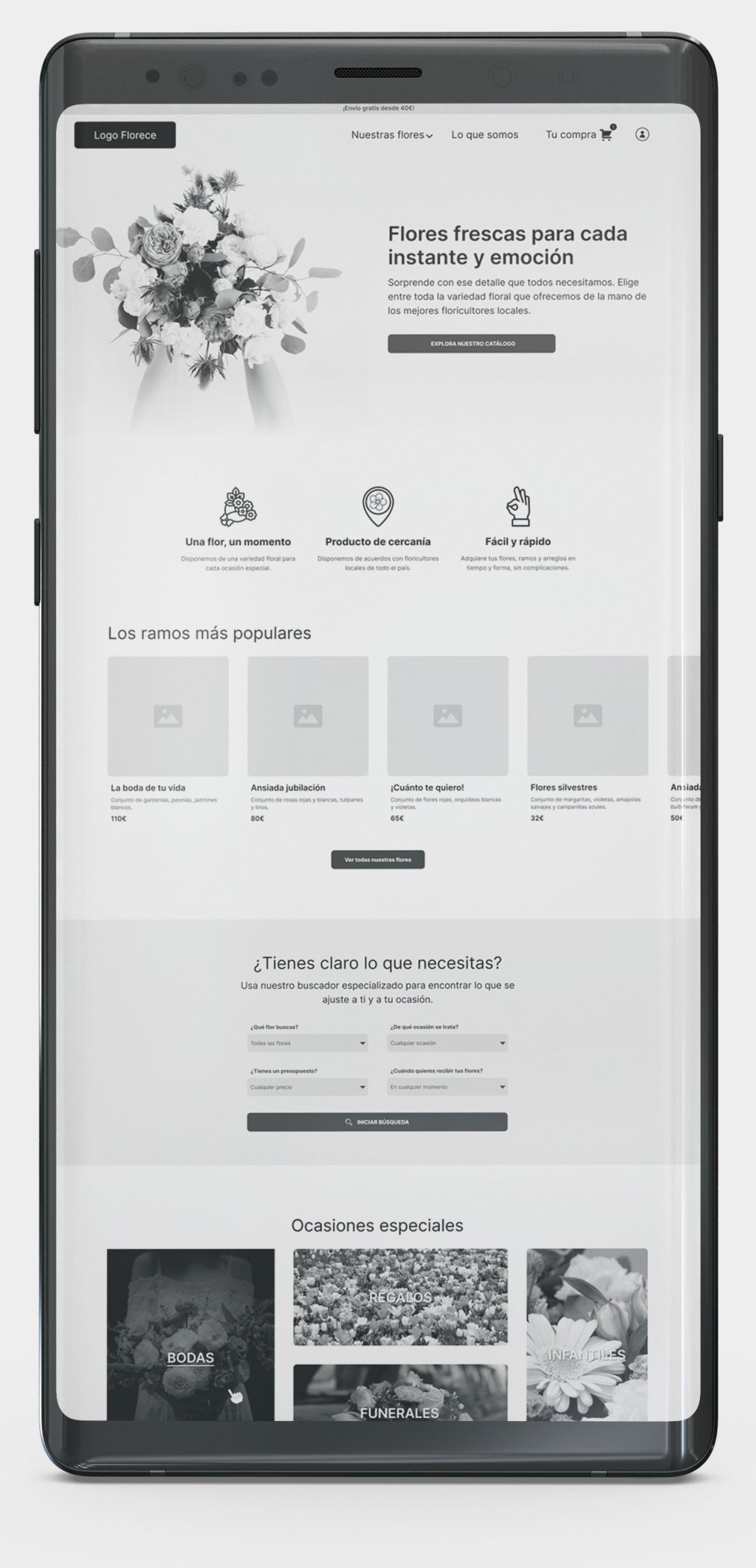 UX/UI Design –&nbsp;E-Commerce